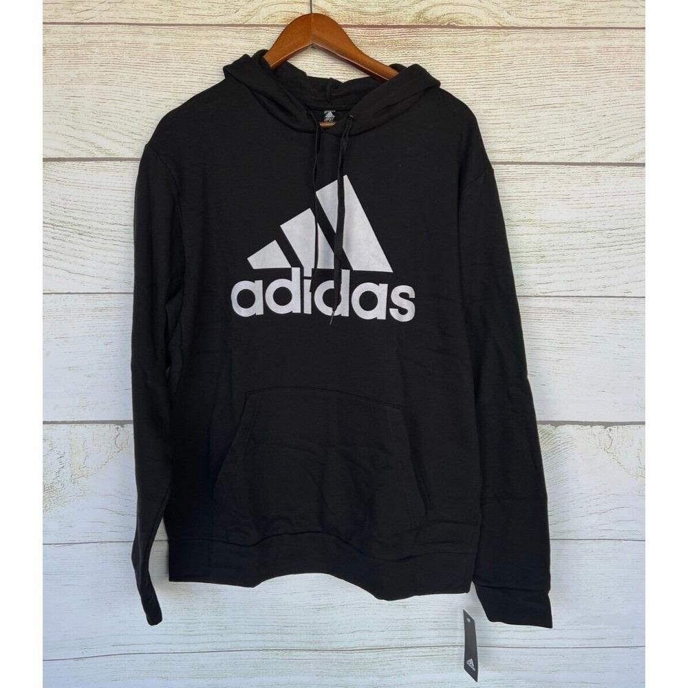 Adidas Golf Sweatshirt Mens Size Large BK CVC Hoodie Fleece Pullover New